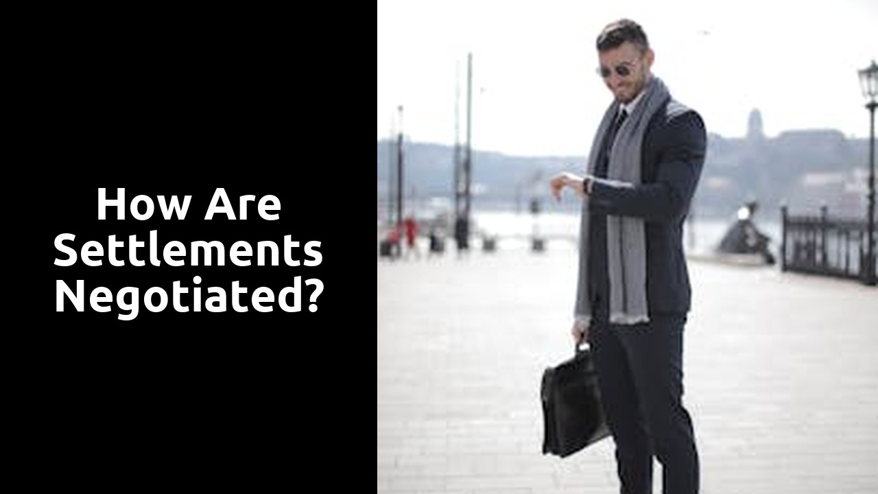 How are settlements negotiated?